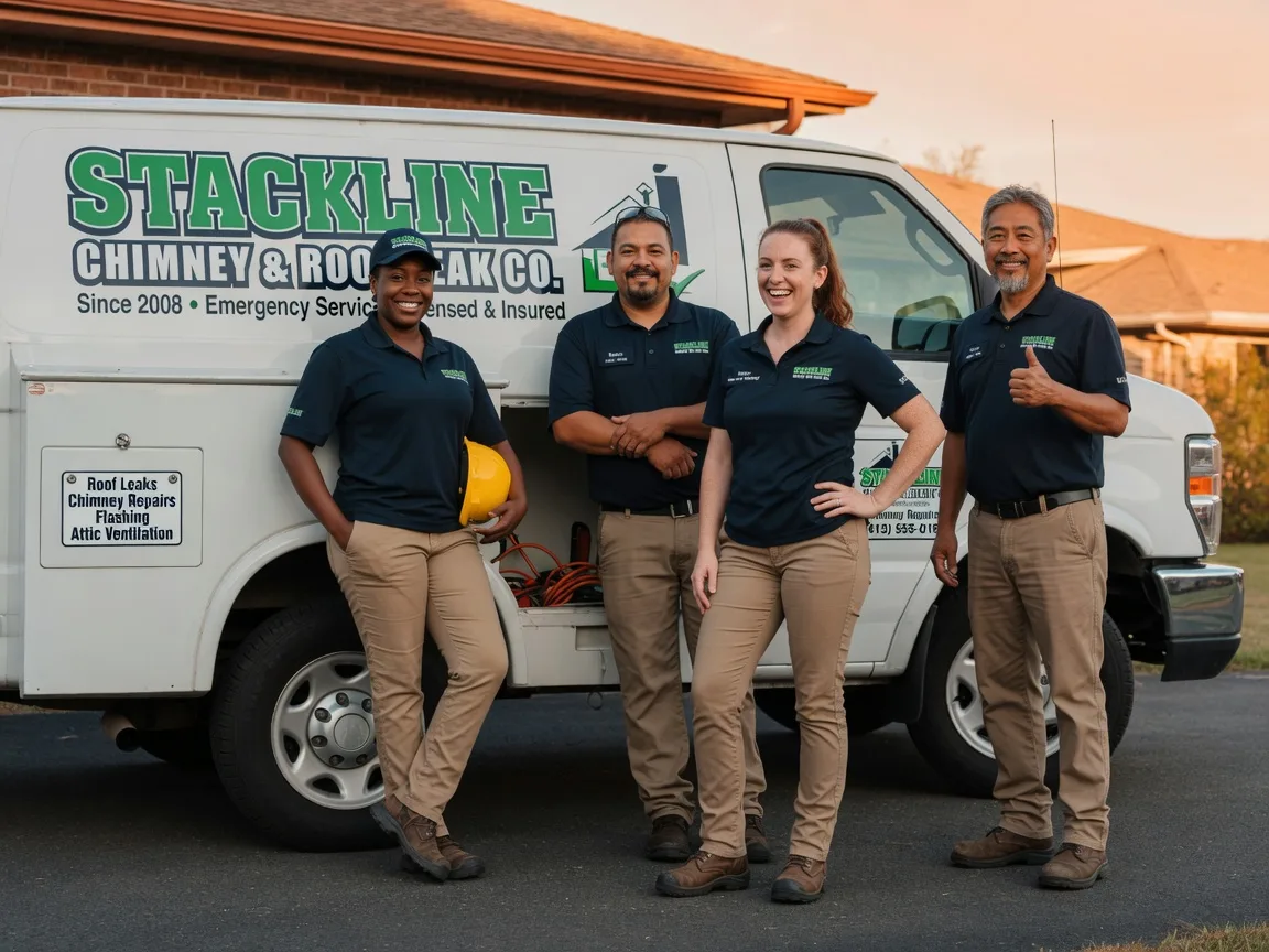 Chimney flashing repair company in Nebo, IL